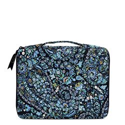 Vera Bradley Women’s Cotton Tablet Organizer, Dreamer Paisley – Recycled Cotton, One Size