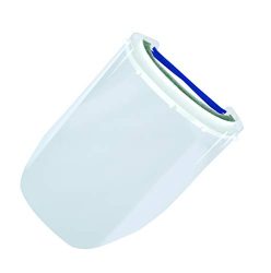 WNA, Inc. 3 Pack | 2 Piece Face Transparent Shield | Anti-Fog | Full Face & Eye Protection | Great for Foodservice, Schools, Service Industry, Crafts & Events | One Size fits All | FSUHB33AM