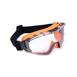 Sellstrom GM510 Premium Safety Goggles – Anti Fog – Anti Scratch – Protects from Dust – Fits Over Glasses – Clear