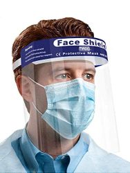 MAGID Reusable Clear Anti-Fog Safety Face Shields, 5 Pairs, FS004