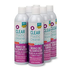 Invisible Glass 91014-6PK Screen and Plastic Cleaner Protectant and Polish Anti-Fog and Anti-Static for Plastic Surfaces Touchscreens, Plastic Shields and Guards, Electronics, 19 Fl Oz, Pack of 6